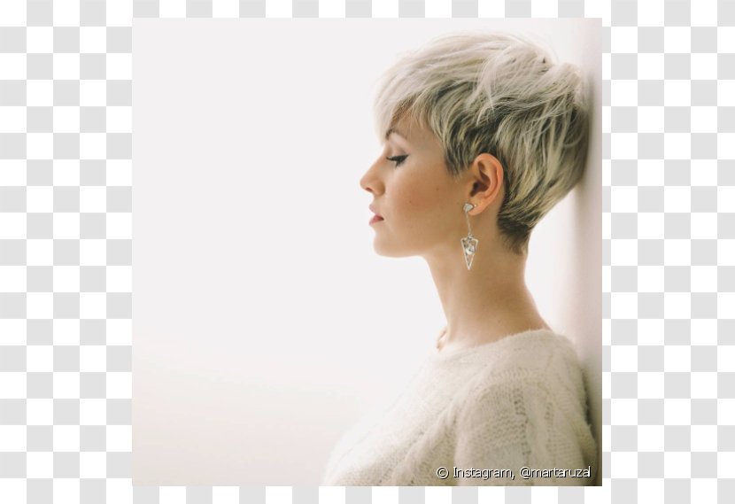 Pixie Cut Hairstyle Short Hair Cosmetologist - Heart Transparent PNG