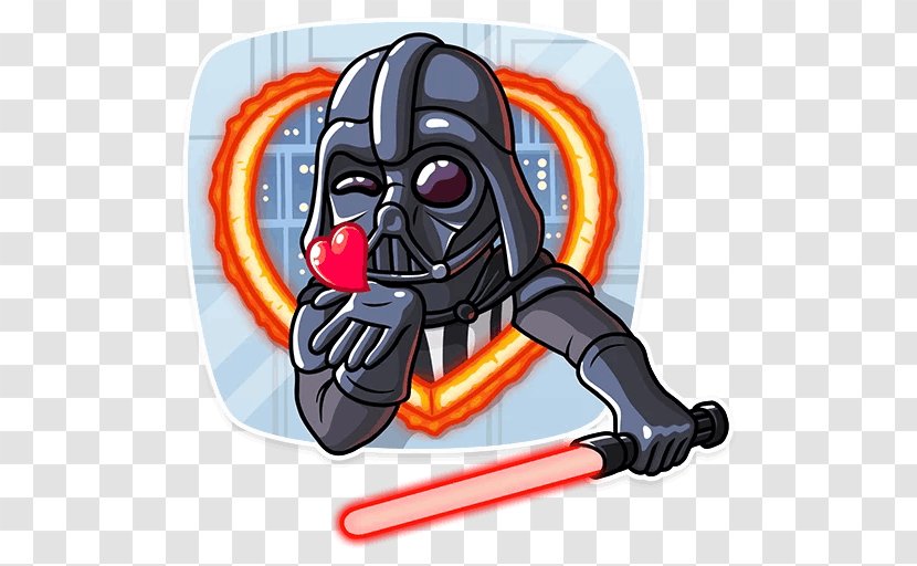 Anakin Skywalker Telegram Sticker Darth Star Wars - Automotive Design Transparent PNG