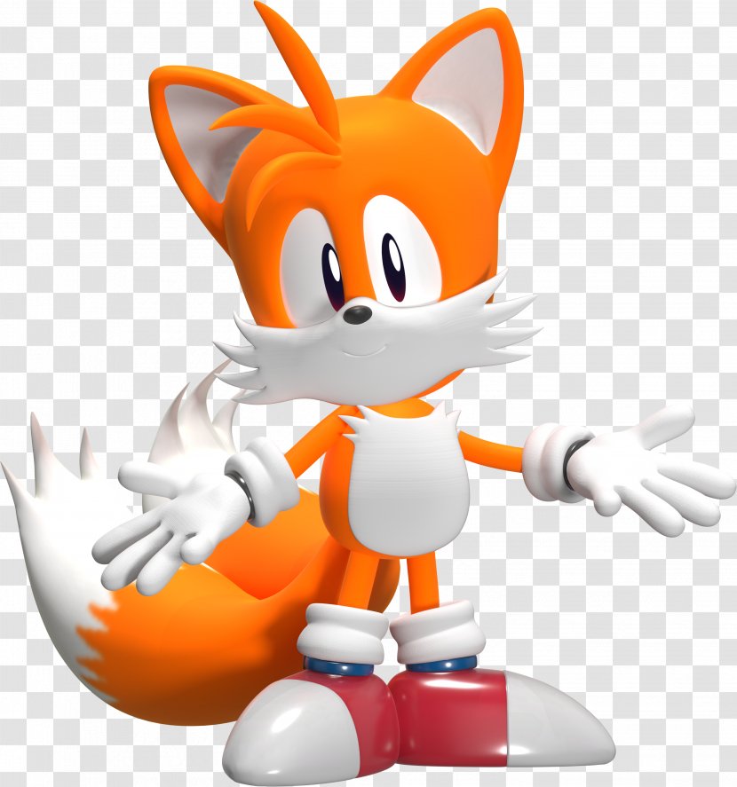 Tails Sonic Mania Rendering Character - Cartoon Transparent PNG