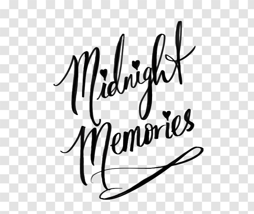 Midnight Memories One Direction Lyrics Drawing Song - Heart Transparent PNG