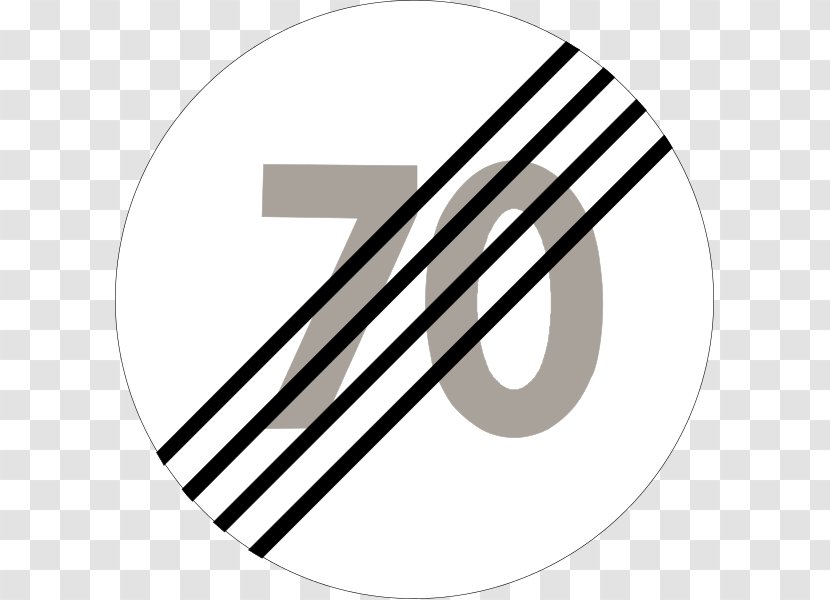 Norway Traffic Sign Speed Limit Overtaking - Norwegian Transparent PNG