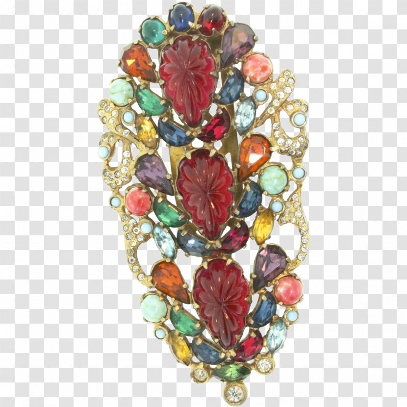 Brooch Gemstone Jewelry Design Amber Jewellery - Heart Transparent PNG