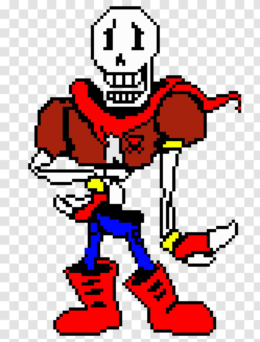 Undertale Pixel Art Bead - Area - Papyrus Transparent PNG