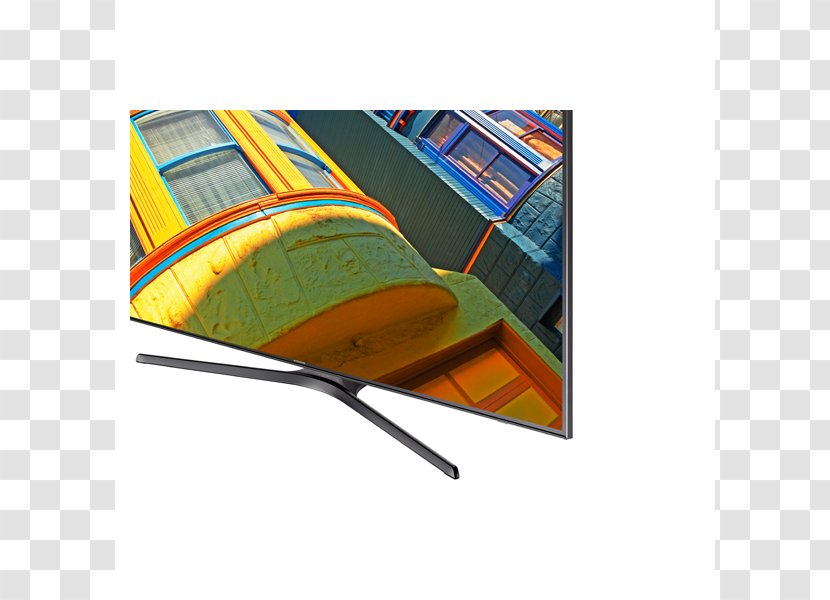 4K Resolution Smart TV Ultra-high-definition Television LED-backlit LCD - Yellow - Samsung Transparent PNG