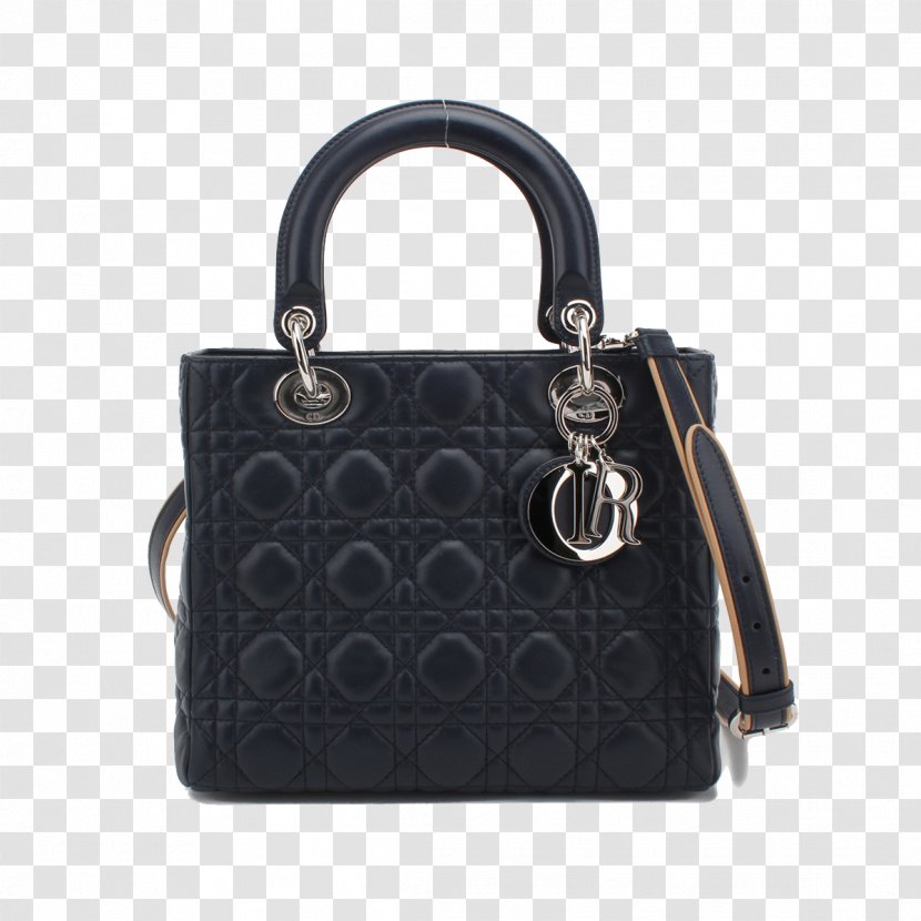 Chanel Lady Dior Handbag Christian SE - Brown - Women's Black Backpack Portable Transparent PNG