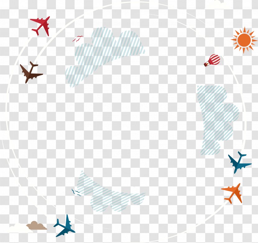 Earth Cartoon - Area - Aircraft Transparent PNG