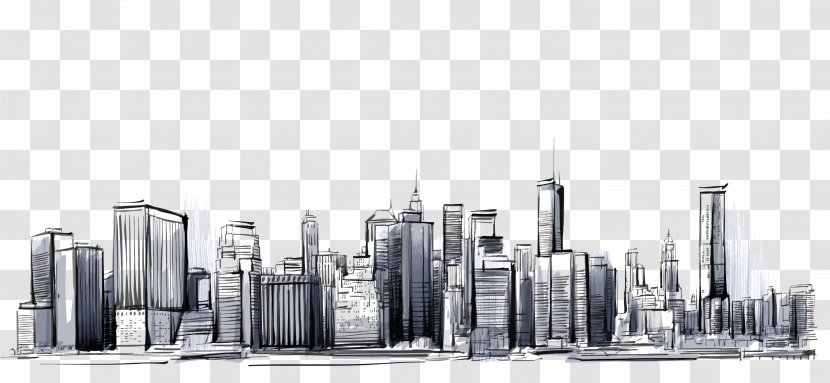 Manhattan Cities: Skylines Drawing - City Transparent PNG