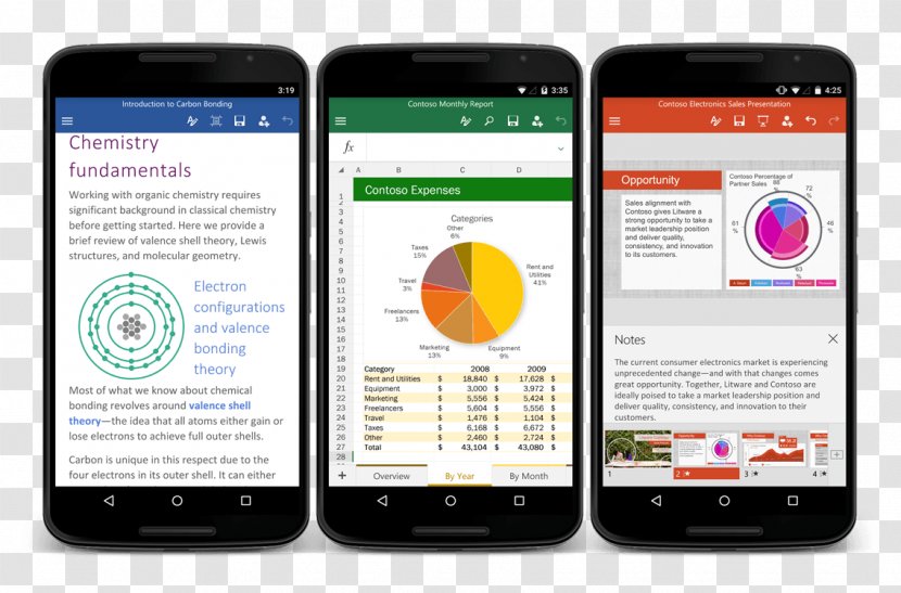 Android Office Online Microsoft Mobile Apps - Excel Transparent PNG