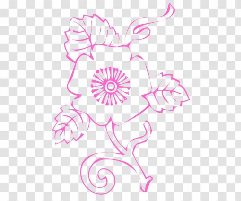 Flower Hand Draw. - Flowering Plant - Flora Transparent PNG