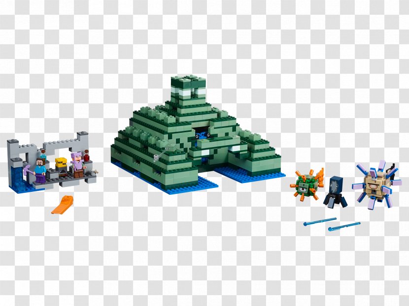 Lego Minecraft Minifigure LEGO 21136 The Ocean Monument - Ninjago Transparent PNG