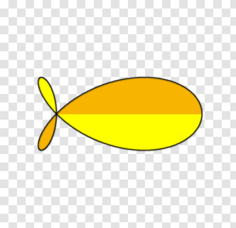 Leaf Line Clip Art - Yellow - Mic Transparent PNG