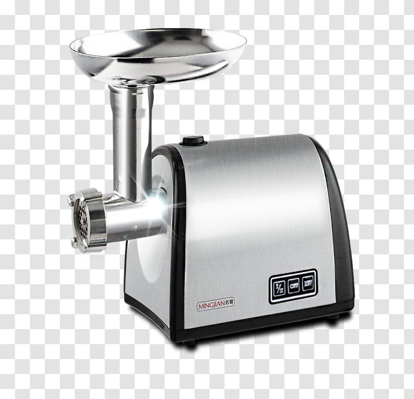 Juice Stuffing Meat Grinder Ground - Name Of Kin Silver Microcomputer Touch Keys Mincer Transparent PNG