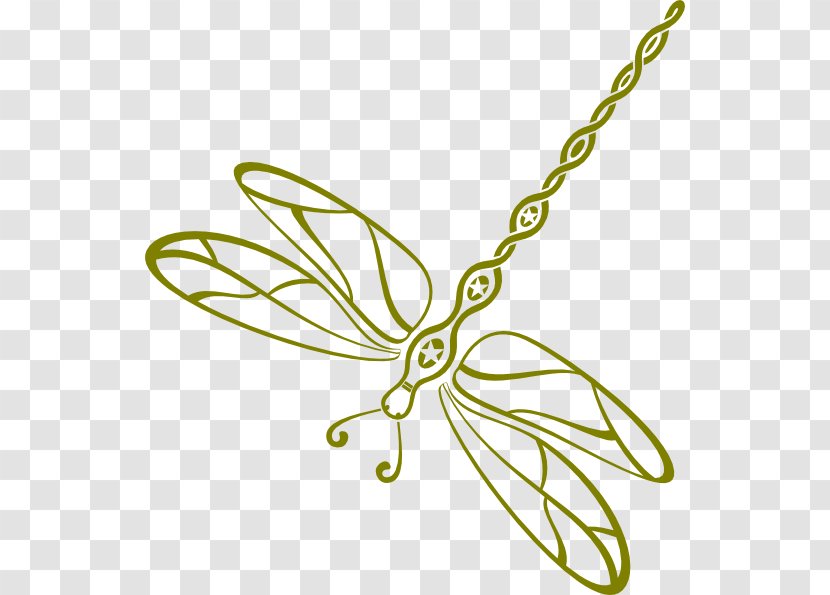 Dragonfly Green Clip Art - Butterfly - Dragon Fly Transparent PNG