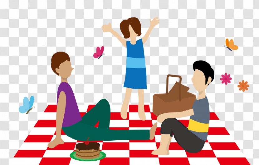 Picnic Image Vector Graphics Illustration - Recreation - Peoples Transparent PNG