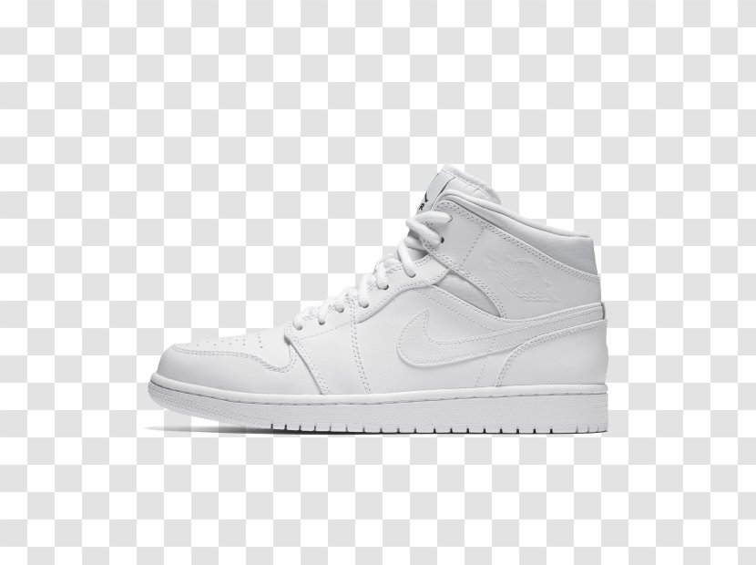 Nike Air Force Jordan 1 Mid Men Shoe - Sneakers - Flight Transparent PNG