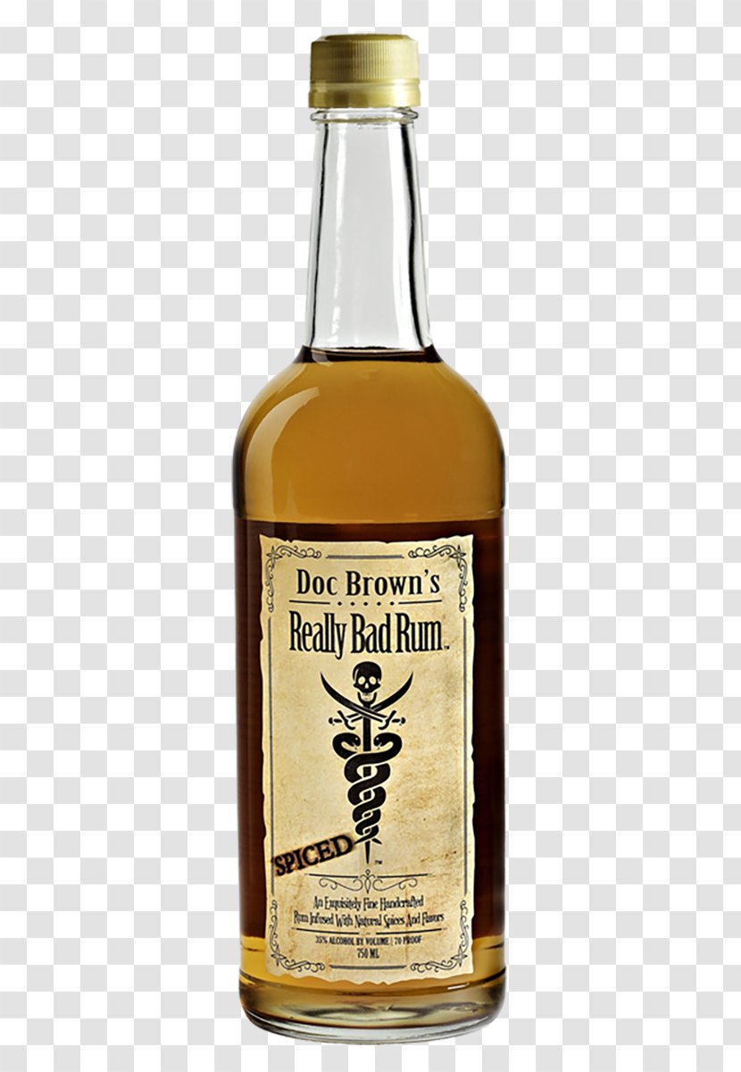 Liqueur Rum Cake Dr. Emmett Brown Whiskey - Alcoholic Beverage Control State Transparent PNG
