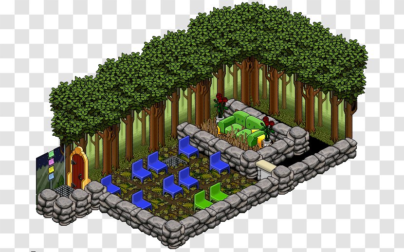 Habbo Tree Biome Transparent PNG