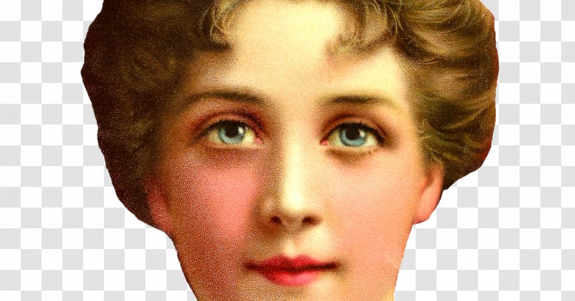Eyebrow Beauty Cheek Eyelash Chin - Hair Coloring - Victorian Woman Transparent PNG