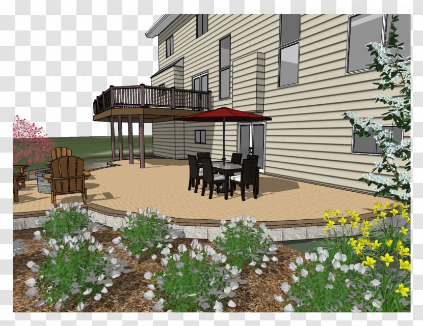 Backyard Landscaping Landscape Deck - Heart - Design Transparent PNG