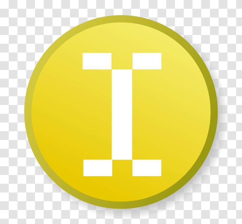 Trademark Number Circle - Yellow Transparent PNG