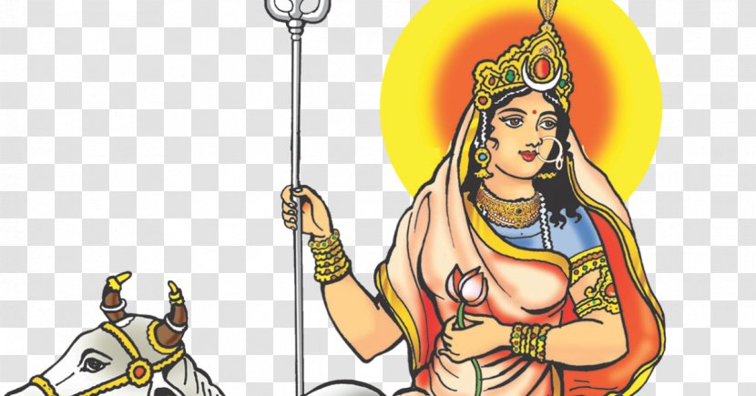 Parvati Kali Navadurga Shailaputri - Goddess Transparent PNG