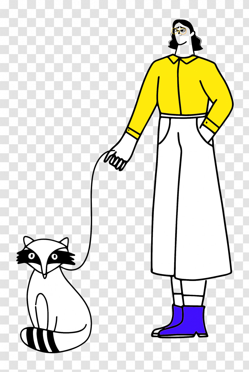 Walking The Racoon Transparent PNG