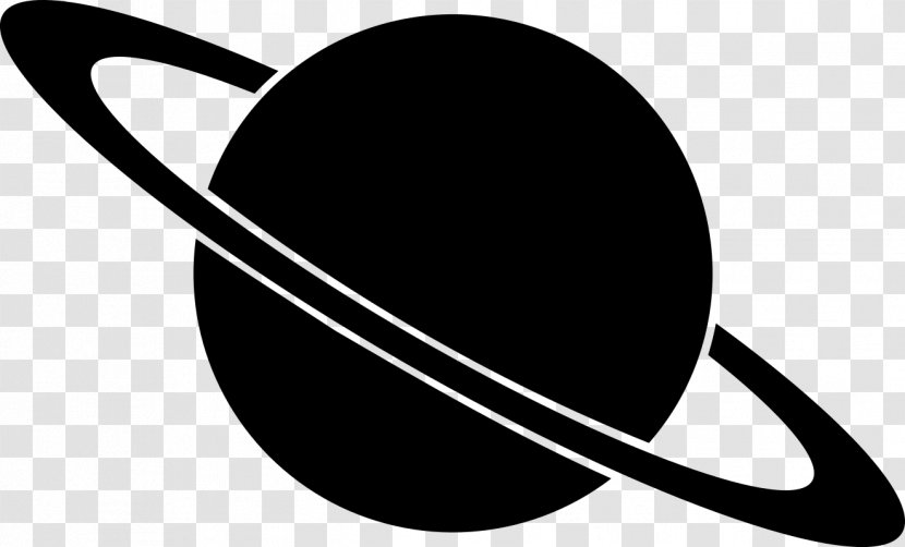 Earth Planet Silhouette Saturn - Artwork Transparent PNG