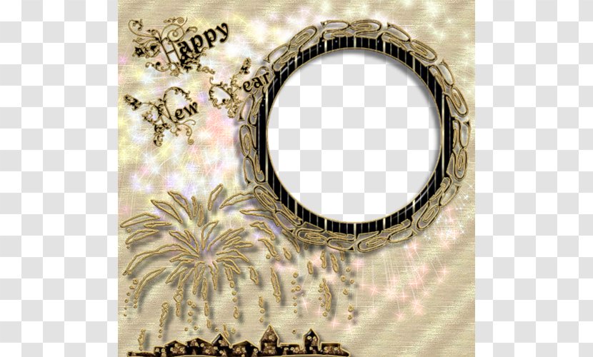 Chinese New Year Fireworks - Lantern Festival - Gray Frame Material Transparent PNG