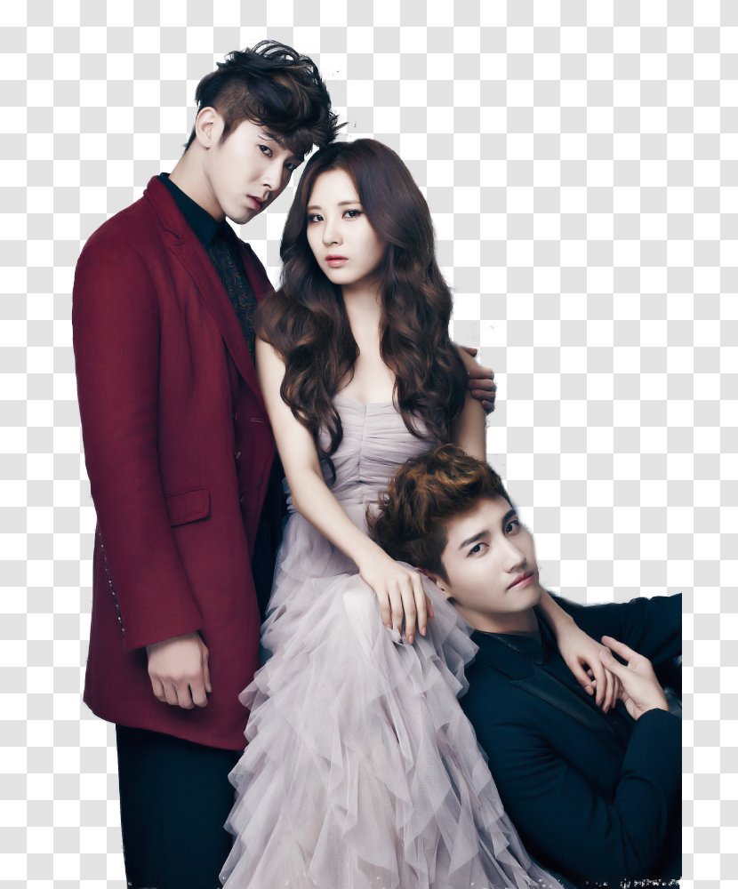 Seohyun Changmin Yunho TVXQ Girls' Generation - Silhouette - Girls Transparent PNG