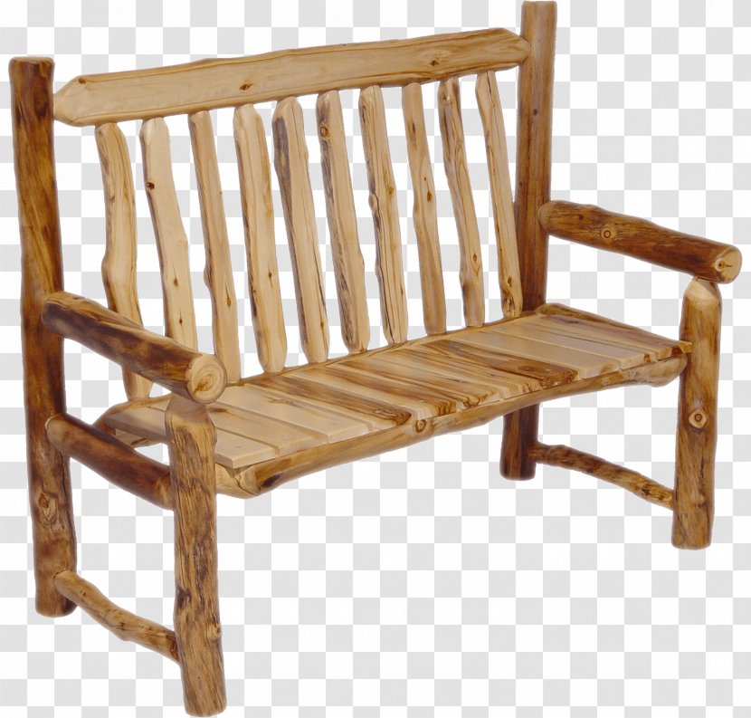 Bench Table Chair Garden Seat - Memorial - Carved Wooden Swing Transparent PNG