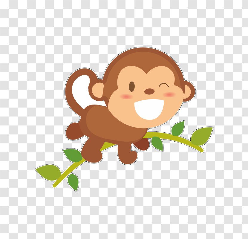 Monkey Animation - Carnivoran Transparent PNG