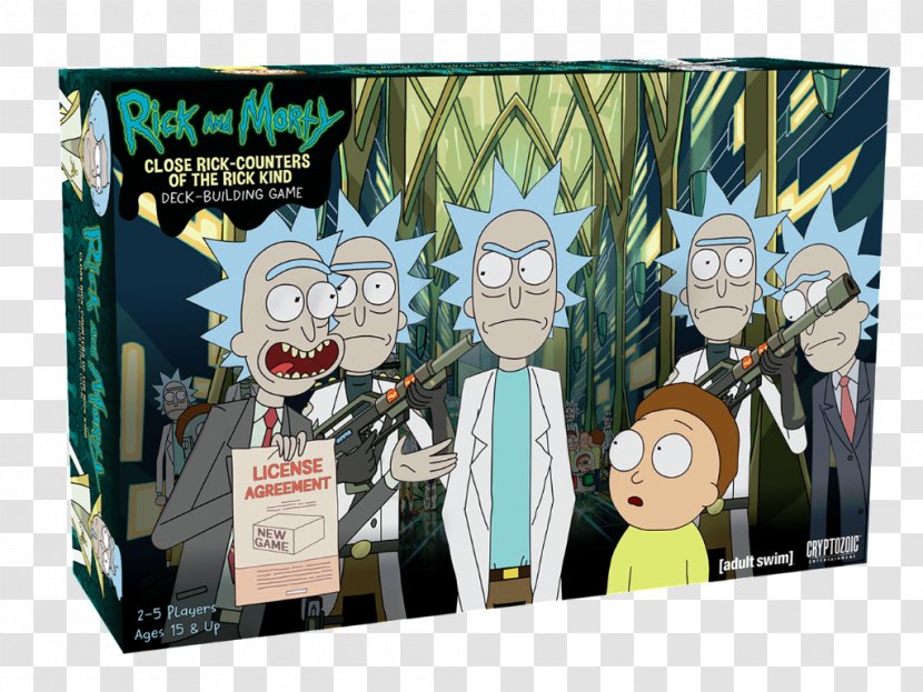 Rick Sanchez Close Rick-Counters Of The Kind Deck-building Game Board - Alternate Reality - Retro Train Transparent PNG