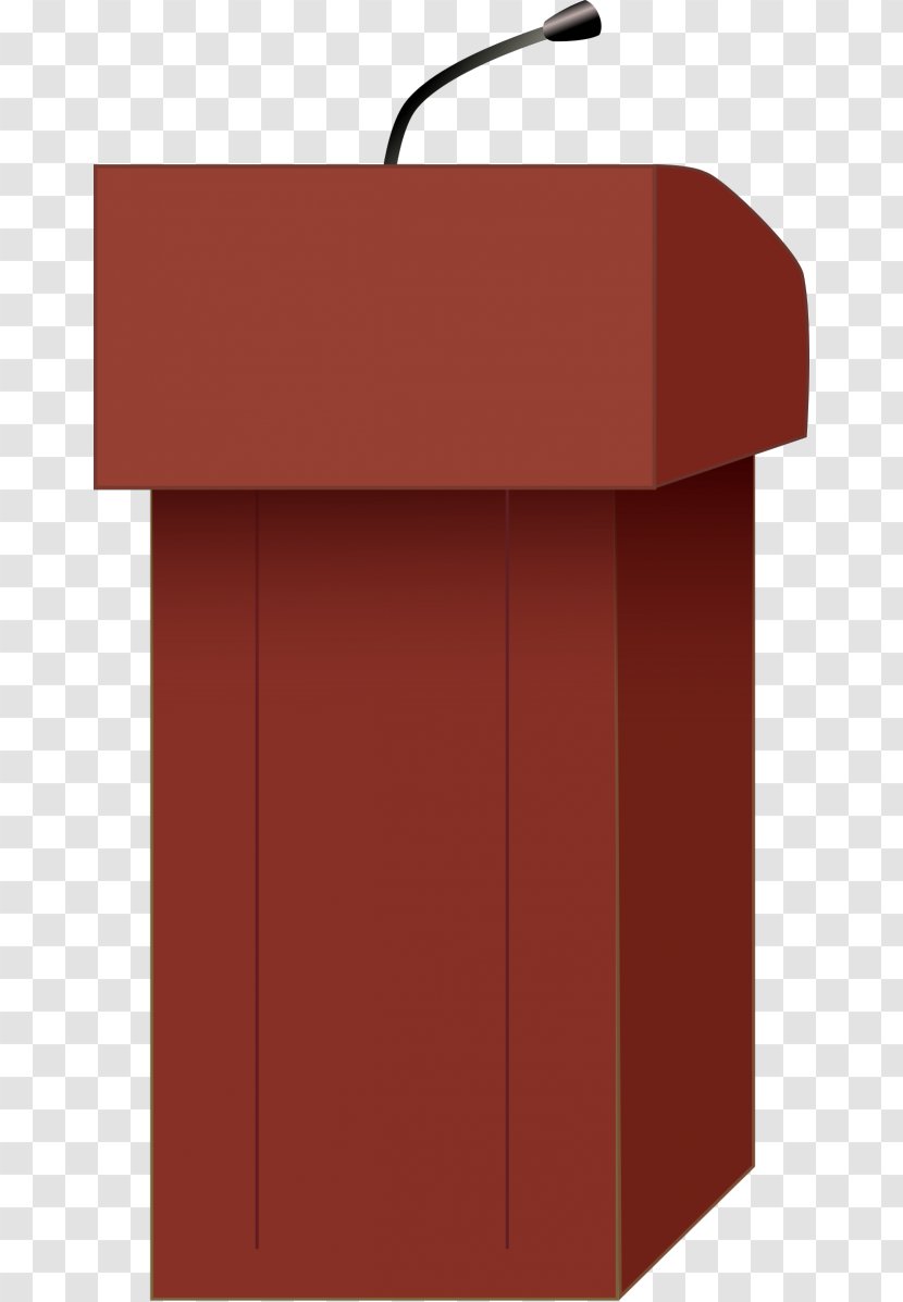 Clip Art Podium Image - Lectern - Speaking Kiss Transparent PNG