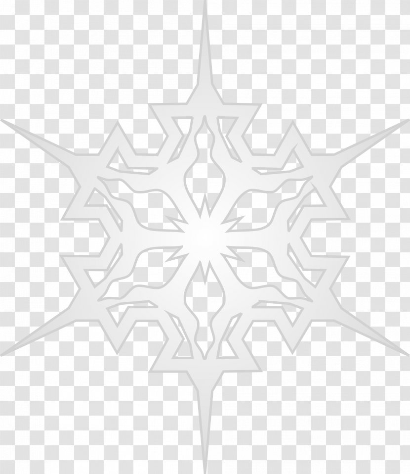 Visual Arts White Symmetry Pattern - Plant - Snowflake Transparent PNG