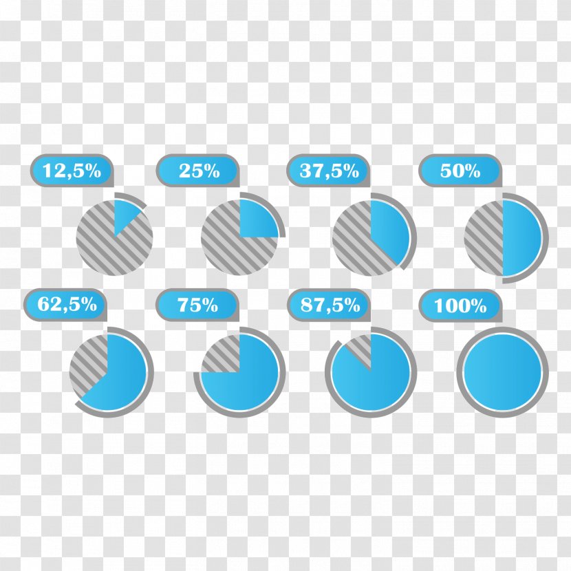 Blue Circle Chart - Brand - Image Resolution Transparent PNG