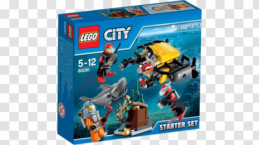 Lego City LEGO 60091 Deep Sea Starter Set Toy Hamleys Transparent PNG