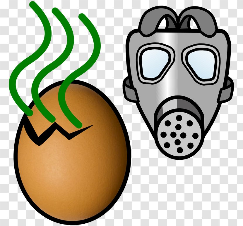 Lemon - Egg Salad - Headgear Gas Mask Transparent PNG