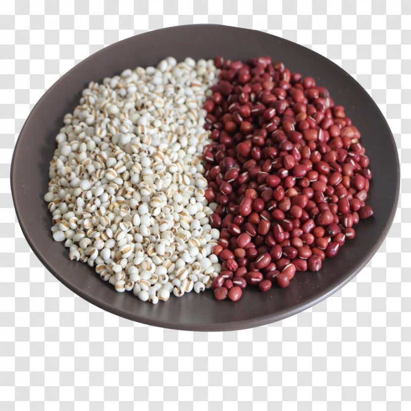 Adzuki Bean Adlay Patjuk Vegetarian Cuisine Congee - Food - Red Beans Barley Transparent PNG