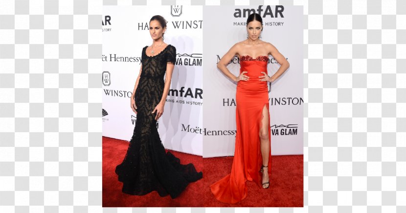 Red Carpet Celebrity Rio De Janeiro Dress Fashion - Amfar The Foundation For Aids Research Transparent PNG