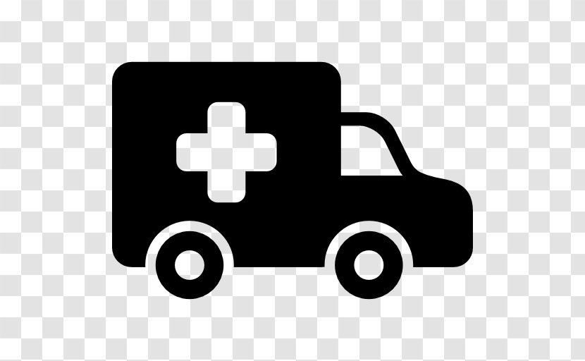 Ambulance - Black And White - Emergency Medical Services Transparent PNG