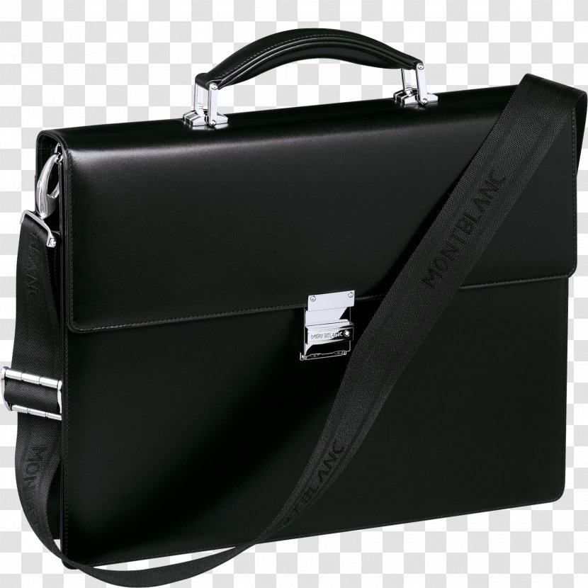 Meisterstück Montblanc Briefcase Bag Leather - Brand Transparent PNG