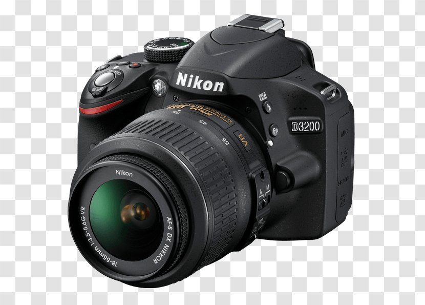 Nikon D3100 D3200 D3300 Digital SLR Camera - Accessory Transparent PNG