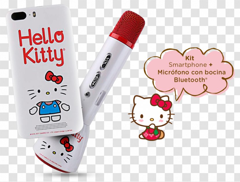 Hello Kitty Microphone Sony Xperia Z1 Nexus One Telephone - Electronic Device Transparent PNG
