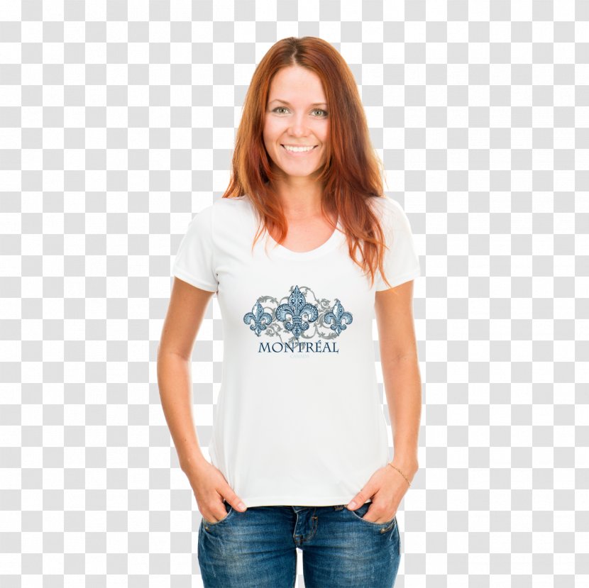 T-shirt Stock Photography Woman Top - White Transparent PNG