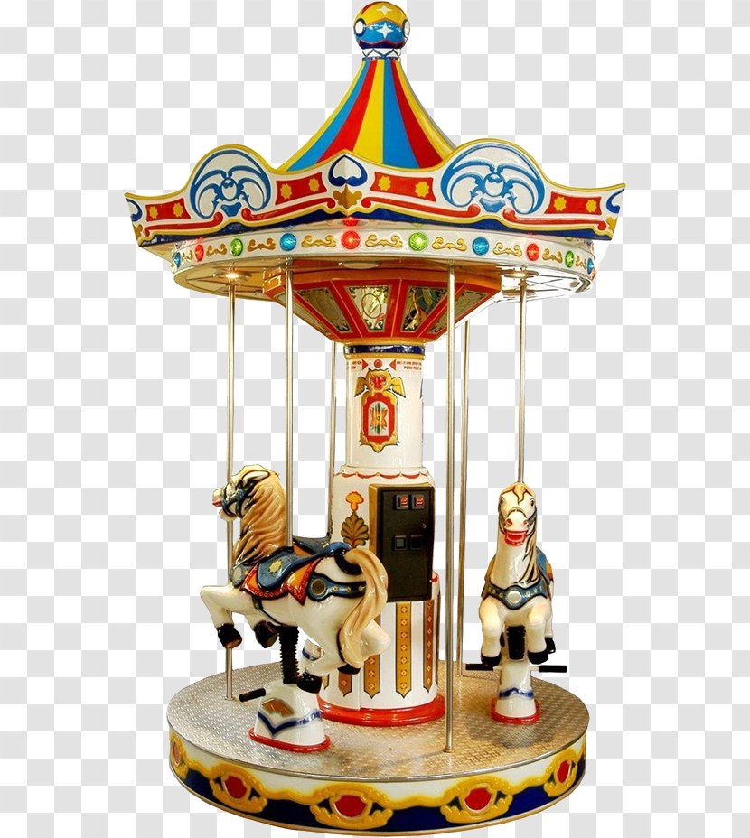 Carousel Horse Amusement Park Kiddie Ride Game - Tree Transparent PNG