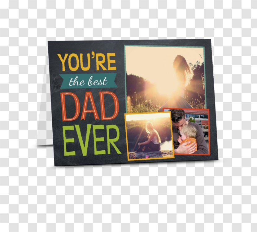 Display Advertising Poster Rectangle - Happy Fathers Day Card Transparent PNG