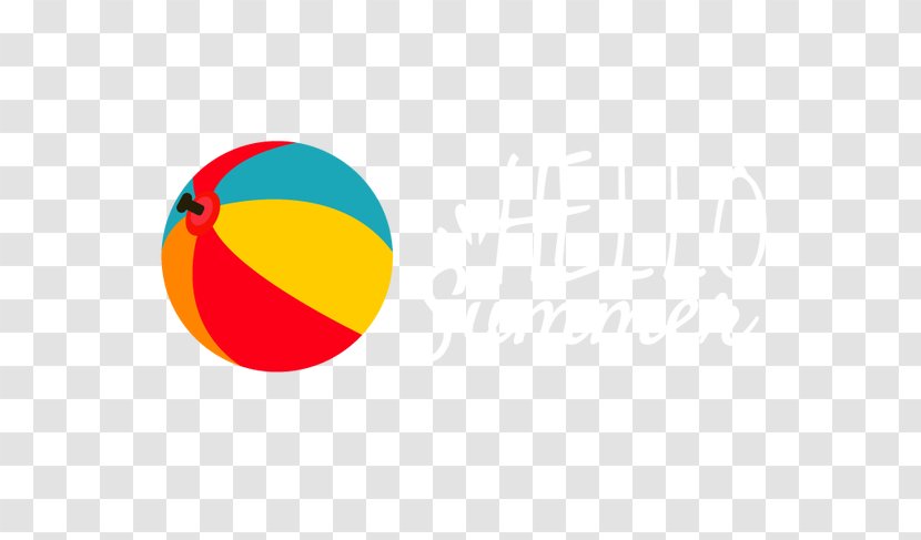 Yellow Circle Wallpaper - Computer - Hello Summer Vector Transparent PNG