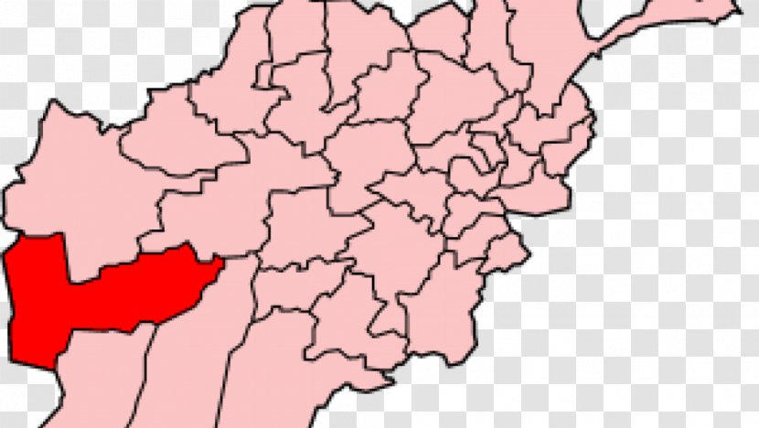 Farah Herat Helmand Province Ghor Parwan - Of Afghanistan - Map Transparent PNG