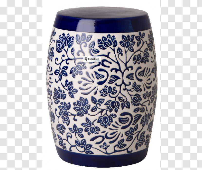 Ceramic Stool Blue And White Pottery Table Garden - Mug - Seat Transparent PNG