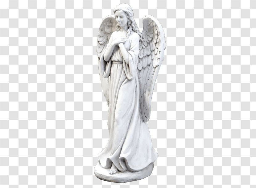 Angel Garden Ornament Figurine Statue - Pedestal Transparent PNG